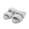 YOOYU LİNA KADIN ÇİFT BANTLI PELUŞ EV TERLİĞİ GRİ