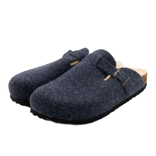 YOOYU PENA KADIN İÇİ PELUŞ KEÇE EV TERLİĞİ LACİVERT